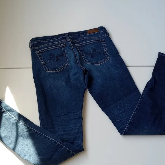AG The Legging Ankle Super Skinny Low Rise Jean Med Wash Size 28 Y2K Low Waist - Picture 11 of 13